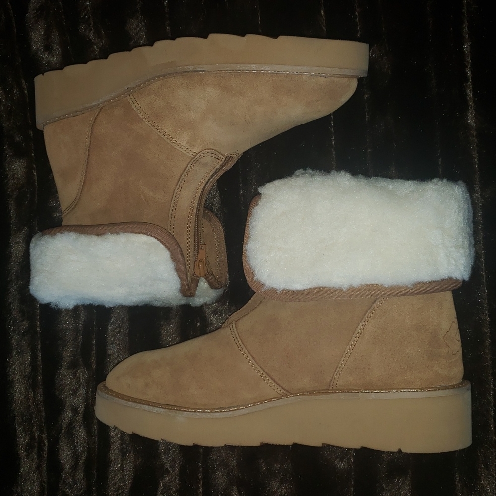 Aussie Merino Amelia Chestnut Tan Boots 12 - Picture 2 of 16